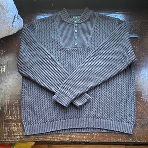 Eddie Bauer Men's Brown Crewneck Sweater